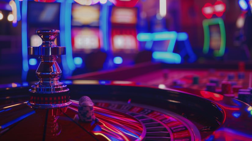 Panel trivia permainan bernuansa es biru